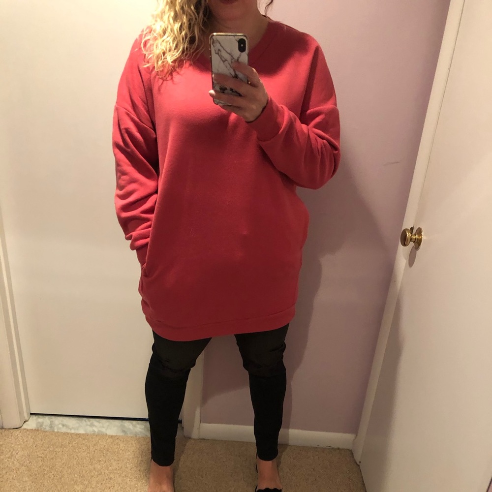 - Large/X-large sweater dress/tunic